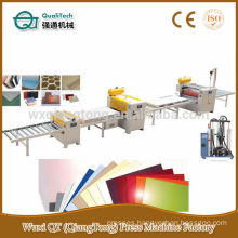 PVC mdf lamination machine/ high gloss acrylic laminated mdf machine